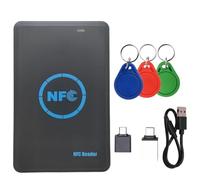 Yominerr RFID Smart Chip Duplicator 5 Frequency+ NFC Reader Keychain 3xUID Copier HID 125K/IC/ID 13.56M 125K Token Writer Clone