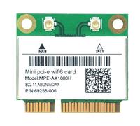 Yominerr RTL8852BE WIFI6 Card AX1800M WiFi Bluetooth5.2 2.4GHz/5GHz Dual-Band WIFI Card Adapter 802.11ax for Win10/Win11