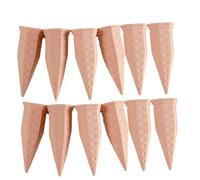 Yominerr Terracotta Watering Spikes 12 Pack Terracotta Self Watering Spikes for Vacations, Plant Watering Devices for Indoor Outdoor Plants