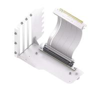 Yominerr Vertical Graphics Card Holder Kit 15cm PCI-E 4.0 X16 Riser Cable Video Card Support Kit GPU Bracket Holder White