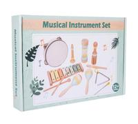 Yominerr Wooden Instruments Set Early Educational for Children Child Developmental Sound Play B