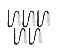 Yomiyuyr Hair Bun Maker, Quick Styling Hair Bun with Artificial Pearl Flowers, Handy for Women's Hair buns, 5pcs
