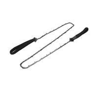 Yomiyuyr Hand Chain Saw, High extensible Chainsaw, Tree Limb Chainsaw, Portable Hand Chainsaw, with Black Paracord, for Outdoor Survival, 48 Length