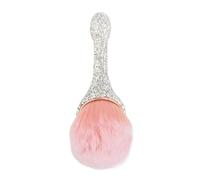Yomiyuyr Shiny Nail Dust Cleansing Brush, Fluffy Nail Art Brush with Skin-Friendly Nylon Filaments, Manicure Brush, Prevents Deformation, for Daily Makeup and Manicure (White)