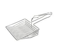 Yomiyuyr Sturdy and Efficient Metal Cat Litter Scoop, Premium Iron Plated with Base Bracket, Cat Litter Scooper for wash and Tidy Home, Metal Kitty Litter Scoop (1cm/0.4in Cat Litter Scooper Base)
