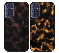 Yomjew 2 Pack Aesthetics Tortoise Shell Chic Amber Brown Print Leopard Phone Cases for Gabb Phone 4 pro 6.5 Inch, Case Shockproof Soft Protective for Women Girls Phone Cover Funda