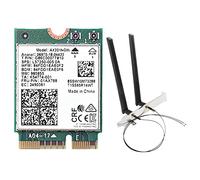 yomoe AX201NGW WiFi Card with Antenna 2.4 Ghz+5Ghz WiFi 6 3000Mbps M.2 CNVio2 Bluetooth 5.1 WiFi Network Card for Win10 Spare Parts Accessories