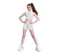 YOMORIO Demon Hunter Costume for Girls Anime Outfit for Halloween, Cosplay & Carnival Aged 3-12 Years white 3XL