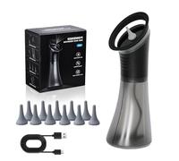 Yomshi Electric Ear Wax Remover Kit, Safe Ear Cleaner with 2-in-1 Water Tank, Ear Irrigation Flushing System, 3 Pressure Levels, Multiple Nozzles, Ear Syringe Tool, Black