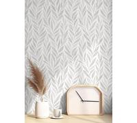 Yomshi Luxury Boho Peel and Stick Wallpaper 44cm*3m Removable Self-Adhesive Wallpaper Beige Floral Vintage Design Thick Vinyl for Kitchen Backsplash, Dressers & Nursery Décor Bubble Free Installation