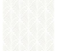 Yomshi Self Adhesive Wallpaper, Beige Vinyl Wrap Boho Geometric Contact Paper Sticky Back Plastic Roll Decorative Cabinet Kitchen Living Room Thickened Waterproof Peel and Stick 44 ×300 cm