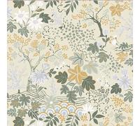 Yomshi Self Adhesive Wallpaper Floral Leaf 41×300cm Peel and Stick Wallpaper Thickened Yellow Green Leaf Sticky Back Plastic Waterproof Oil-Proof Vinyl Film for Wall Furniture Bathroom Cabinet