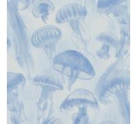 Yomshi Sticky Back Plastic Roll Jellyfish Pattern Wall Paper Roll 44 x 300 cm Blue Self Adhesive Wallpaper Boho Contact Paper for Table Bedroom Living Room Upgrade Thicken Renter Friendly