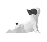 Yona DIY Yoga French Bulldog, Papercraft kit, Frenchie, DIY kit, Home Decor, papercraft kit, DIY Craft kit, Gift, Origami,Paper Trophy,papercraft Dog,Puzzle 3D,Assembly kit