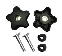 YoNana Handle Knob and Screw Bolt Kit, Compatible with Toro Lawn Mowers/Snow Blowers Repair Part 92-2260 & 106-4161, for Most Models Toro Recycler Lawn Mower Deck Parts 2-Pack