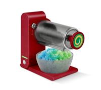 Yonanas Portable Shaved Ice Maker Cordless and Rechargeable with Hands-Free Operation for Fluffy Snow Cones, Slushies and Frozen Drinks, USB-C Charging, 2 Ice Molds Included, in Red