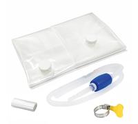 Yonawlsy 100 Gallon Water Storage Bladder Food-Grade Emergency Water Container for Bathtub Storage, Camping, Hurricane & Disaster Preparedness, Portable Home Survival Essentials