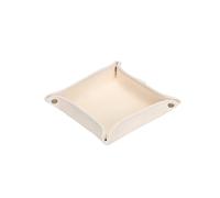 YONBEN Canvas Storage Tray - Cotton Key Tray & Catchall Tray- Stylish Organizer for Small Items - Lightweight Design (Beige)