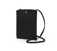 YONBEN Crossbody Bag -COTTON CANVANS Purse with Adjustable Knot Shoulder Straps - Small Phone Holder Bag for Women - Magnetic Closure - Durable & Wear-Resistant (Black)