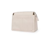 YONBEN Handbag Organizers - Simple Bag Organizer Insert with Zipper and Multiple Pockets，Cotton Handbag Organizer & Tote bag Insert Organizers，Bag in Bag (Beige,Large)