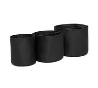 YONBEN Insert Bag - Lined Cosmetic Storage Bag for Tote Bag Organizer Insert, Makeup Bag, Lightweight and Practical Liner bag (Black-Nylon,Middle)
