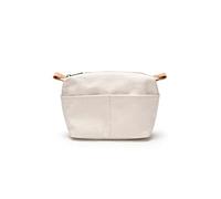 YONBEN Insert Storage Bag - Purse Organizer & Cosmetic Travel Bags for Women - Makeup Bag with Compartments - Three Sizes - Cotton Canvas, Built-in compartments- functiona and Fashionable (S, Beige)