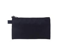 YONBEN Money Bag with Zipper Lightweight Nylon Waterproof Coin Change Purses, Black, Simple