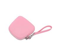 YONBEN Organizer Bag Makeup Bag for Purse Travel Toiletry Pouch Zipper Pouch for Purse Small Makeup Pouch with Pockets Wristband design (black-nylon)…, Nylon/Pink, Simple