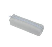 YONBEN Pencil Case Big Roomy Pen Holder Storage Pouch (Light Gray, FL) | Fits pens, markers, a ruler and more with space to spare; smooth zip; about 20.5x6x6cm; light yet sturdy daily companion