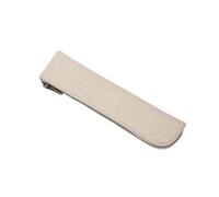 YONBEN Pencil Case Cute Thin and Slim Pencil Pouch Small Pen Case Simple and Stylish Cotton Canvas Lightweight Pencil Bag