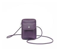 YONBEN PU Crossbody Lanyard Mobile Phone Bag Simple Accessory With Adjustable Strap, Pu/Anemone Purple