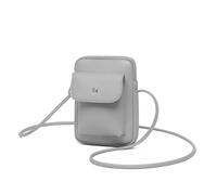 YONBEN PU Crossbody Lanyard Mobile Phone Bag Simple Accessory With Adjustable Strap, Pu/Shark Gray