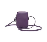 YONBEN PU leather Small Crossbody Purse Zipper Cell Phone Bag Mini Shoulder Purse Wallet Smart Phone, Pu/Anemone Purple