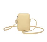 YONBEN PU leather Small Crossbody Purse Zipper Cell Phone Bag Mini Shoulder Purse Wallet Smart Phone, PU/Ground Lotus