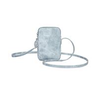 YONBEN PU leather Small Crossbody Purse Zipper Cell Phone Bag Mini Shoulder Purse Wallet Smart Phone, Pu/Fog Blue