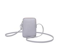 YONBEN PU leather Small Crossbody Purse Zipper Cell Phone Bag Mini Shoulder Purse Wallet Smart Phone, Taro Purple