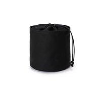 YONBEN Purse Organizer Insert, Bag Compartment Organizer with Pure Cotton Canvas, Round Storage Pocket - Bag Shaper Easy Access (M, Black)