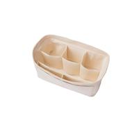 YONBEN Purse Organizer Insert Bag in Bag Felt Fabric Handbag Organizer 4 Sizes for Speedy Neverfull (Beige,Large)