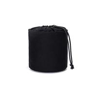 YONBEN Purse Organizer Insert, Bag Insert Organizer with Round Storage Pocket - Bag Shaper Easy Access (S, Black)