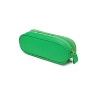 YONBEN Simple Pencil Case with Multiple Pockets Practical Stationery Organizer (Grass green,Nylon)