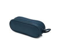 YONBEN Simple Pencil Case with Multiple Pockets Practical Stationery Organizer (Royal blue,Nylon)