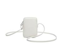 YONBEN Small Crossbody Purse Zipper Cell Phone Bag Mini Shoulder Purse Wallet Smart Phone Wallet with Credit Card Solts, Pu/Off-white, S