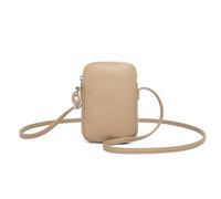 YONBEN Small Crossbody Purse Zipper Cell Phone Bag Mini Shoulder Purse Wallet Smart Phone Wallet with Credit Card Solts, Pu/Sandy