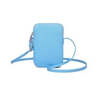YONBEN Small Crossbody Purse Zipper Cell Phone Bag Mini Shoulder Purse Wallet Smart Phone Wallet with Credit Card Solts, Nylon-sky Blue