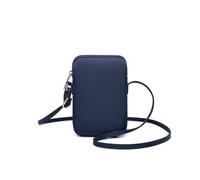 YONBEN Small Crossbody Purse Zipper Cell Phone Bag Mini Shoulder Purse Wallet Smart Phone Wallet with Credit Card Solts (Nylon-navy blue)