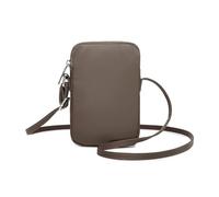 YONBEN Small Crossbody Purse Zipper Cell Phone Bag Mini Shoulder Purse Wallet Smart Phone Wallet with Credit Card Solts (Nylon-brown)