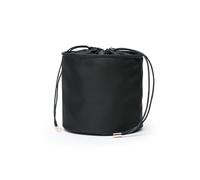 YONBEN Tall Purse Organizer Insert Womens Canvas Round Handbag Organizer Storage,Handbag Purse Organizer Round Cosmetic Pouch Bag Bucket Makeup Bag (M, Nylon-Black)