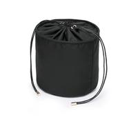 YONBEN Tall Purse Organizer Insert Womens Canvas Round Handbag Organizer Storage,Handbag Purse Organizer Round Cosmetic Pouch Bag Bucket Makeup Bag (L, Nylon-black)