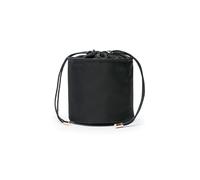 YONBEN Tall Purse Organizer Insert Womens Canvas Round Handbag Organizer Storage,Handbag Purse Organizer Round Cosmetic Pouch Bag Bucket Makeup Bag (S, Nylon-black)