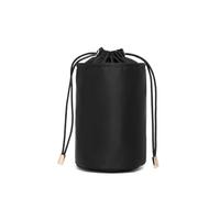 YONBEN Tall Purse Organizer Insert Womens nylon Round Handbag Organizer Storage,Handbag Purse Organizer Round Cosmetic Pouch Bag Bucket Makeup Bag (XS, Nylon-Black)